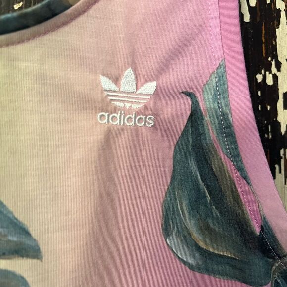 ADIDAS x Farm Rio Palm casual  women’s size small tank top. - Picture 3 of 5